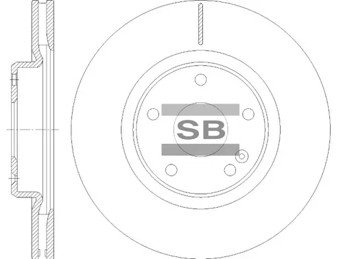 Тормозной диск SANGSIN SD8464