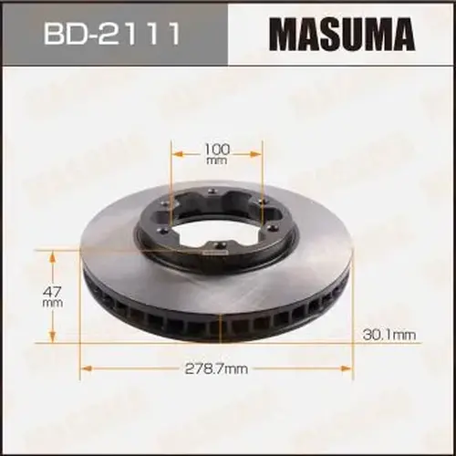 Тормозной диск MASUMA BD-2111