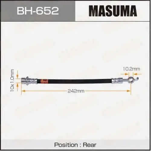 Шланг тормозной BH-652 MASUMA