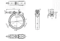 Хомут глушителя TRIALLI VC 63 SS