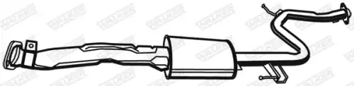 глушитель средняя часть Maz 21136 WALKER