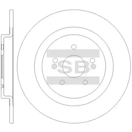 Тормозной диск HI-Q SD8618