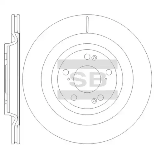 Тормозной диск HI-Q SD8521