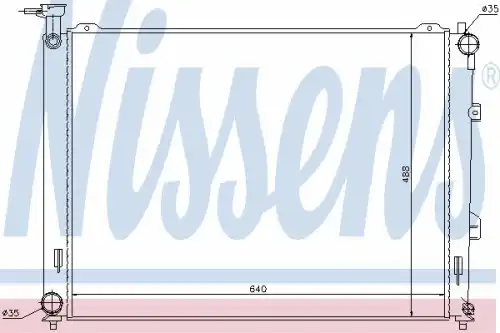 Radiator 66683 NISSENS