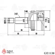 ШРУС наружный TRAFORD RING GE1138