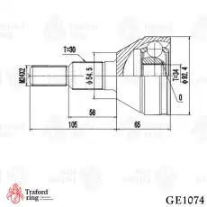 ШРУС наружный TRAFORD RING GE1074