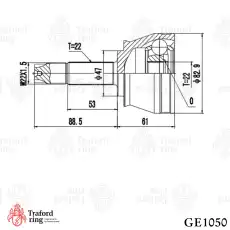 ШРУС наружный TRAFORD RING GE 1050