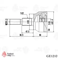 ШРУС наружный TRAFORD RING GE 1210