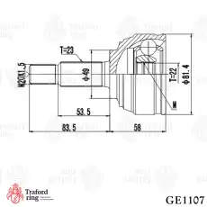ШРУС наружный TRAFORD RING GE 1107