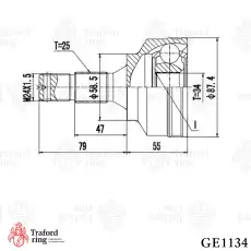 ШРУС наружный TRAFORD RING GE 1134