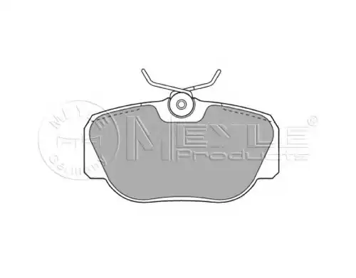 Тормозные колодки дисковые передняя ось MEYLE 025 210 5517