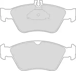колодки дисковые торм. перед. MB DBP221049 DURON
