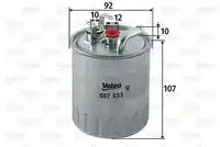 Топливный фильтр VALEO 587533