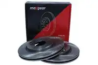 Тормозной диск MAXGEAR 19-1297 вентилируемый , передняя ось