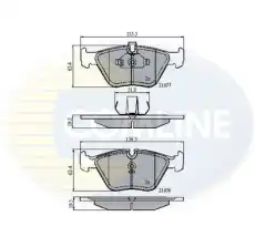 Тормозные колодки дисковые COMLINE CBP01010