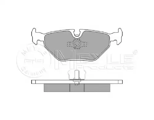 Тормозные колодки дисковые задняя ось MEYLE 025 209 9517