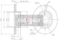 Тормозной диск MAXGEAR 19-0692 вентилируемый , передняя ось