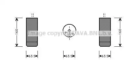 Осушитель кондиционера PRASCO BWD063