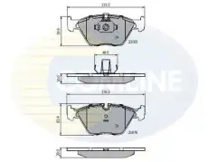 Тормозные колодки дисковые COMLINE CBP01744