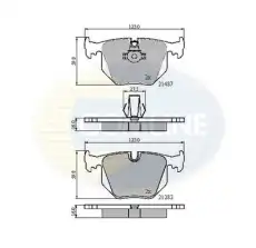 Тормозные колодки дисковые COMLINE CBP01547
