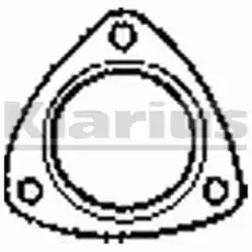 Прокладка глушителя KLARIUS 410490