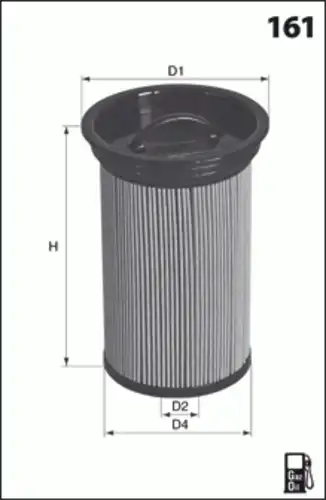Топливный фильтр MECAFILTER G53