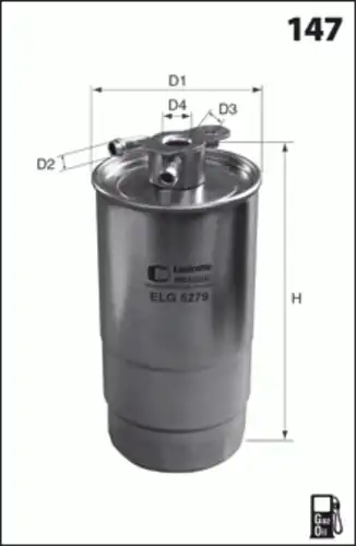 Топливный фильтр MECAFILTER G52
