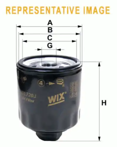 Масляный фильтр WL7219 WIX