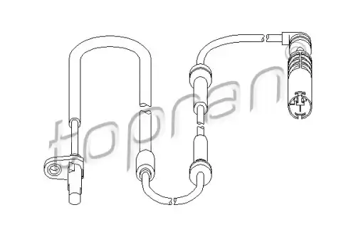 Датчик ABS HANS PRIES 501 464