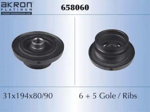 Шкив коленвала MALO 658060