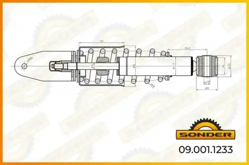 Амортизатор кабины SONDER 090011233