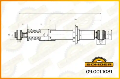 Амортизатор кабины SONDER 090011081