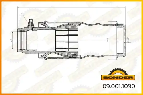 Амортизатор кабины SONDER 090011090