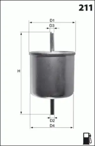 Топливный фильтр MECAFILTER E10