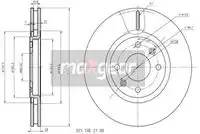 Тормозной диск MAXGEAR 19-0842 вентилируемый , передняя ось