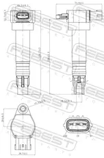 Катушка зажигания FEBEST 04640-006