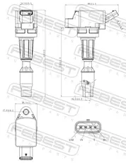 Катушка зажигания FEBEST 12640-013