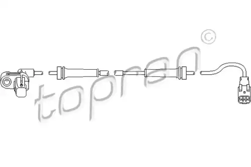 Датчик ABS HANS PRIES 722 800