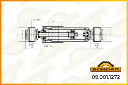 Амортизатор кабины SONDER 090011272
