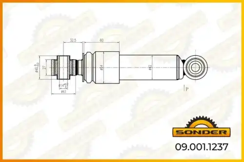 Амортизатор кабины SONDER 090011237