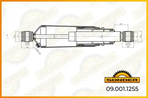 Амортизатор кабины SONDER 090011255