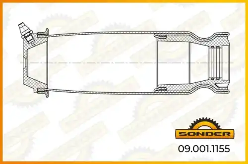 Амортизатор кабины SONDER 090011155
