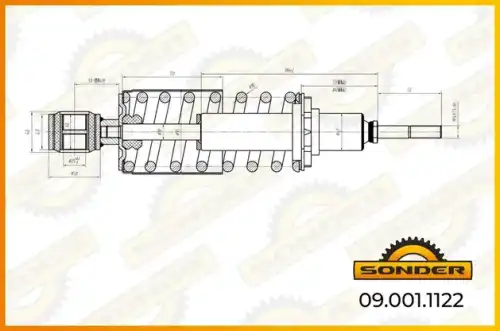 Амортизатор кабины SONDER 090011122