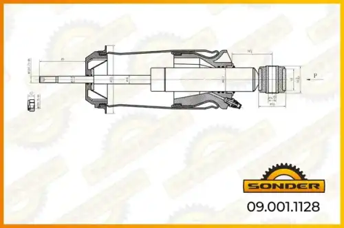 Амортизатор кабины SONDER 090011128