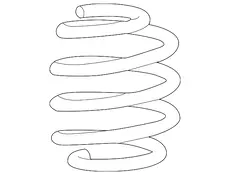 SPRING,FRT COIL(CODE AAZP) 84004758 BUICK