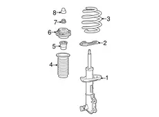 SPRING,FRT COIL(CODE AAZP) 84004758 BUICK