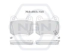 Тормозные колодки дисковые NGN 3501999
