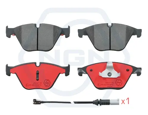 Тормозные колодки дисковые NGN 3502118