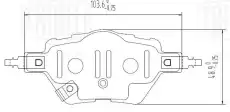 Тормозные колодки дисковые TRIALLI PF 3210