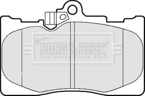 Тормозные колодки дисковые BORG&BECK BBP2153